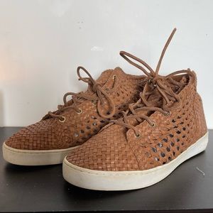 MICHAEL KORS Woven Leather Sneakers